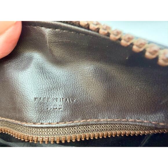 CELINE Vintage Macadam Sulky Boston Bag Brown Canvas Leather Purse | COA - Picture 13 of 16